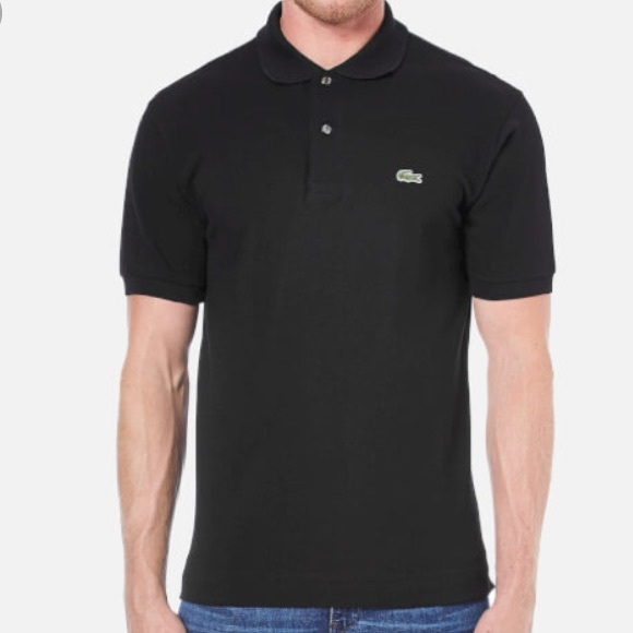 Lacoste Other - Men’s Lacoste Black Polo Shirt, Size 6 (XL)